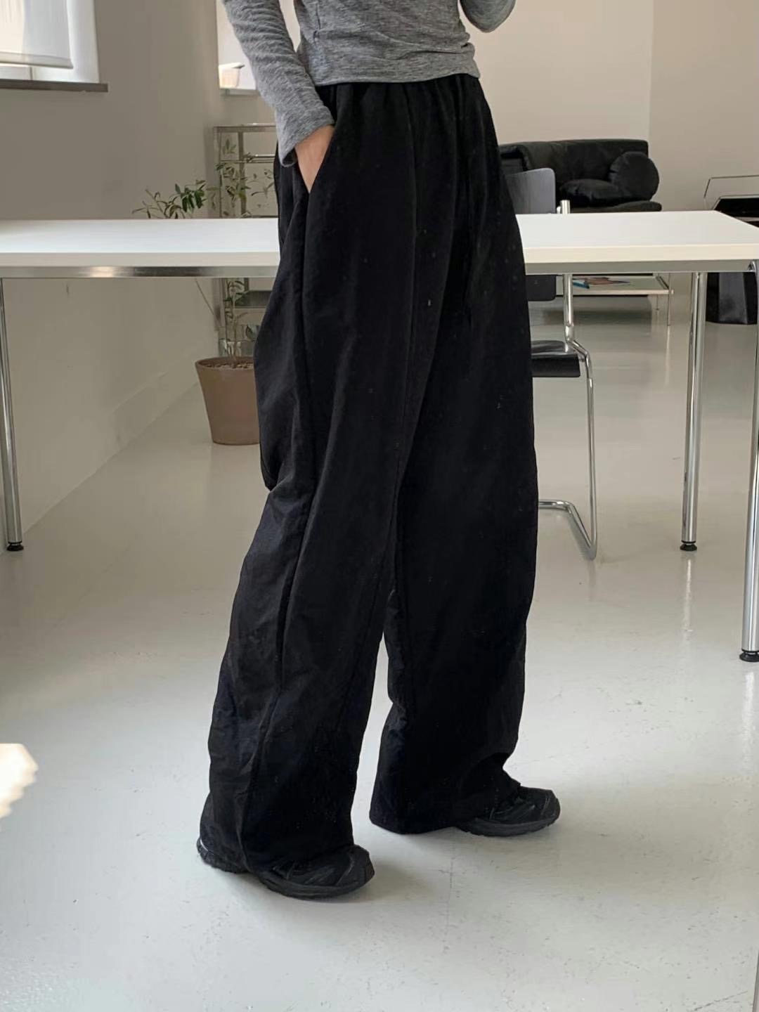 MOR___韓國直郵東大門實拍女裝新款推薦休閑職業24秋冬休閑褲MOR___休閑褲