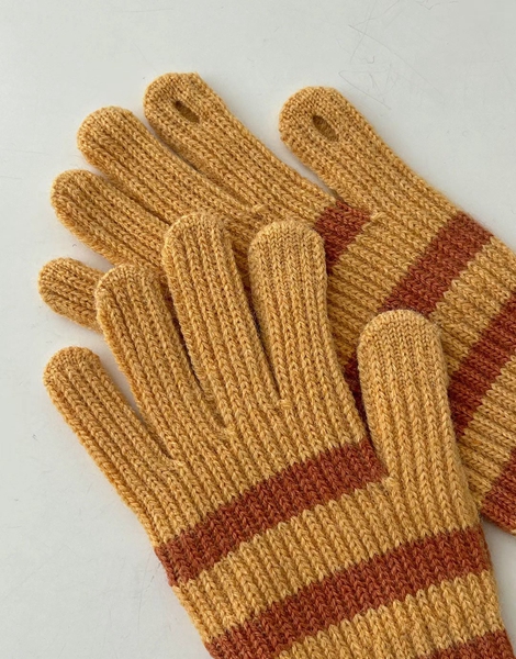 BUBBLE UNDER直郵韓國代購女裝新款真品休閑時尚24秋冬手套NOTICE手套