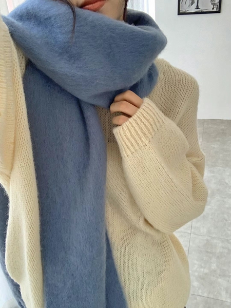 BUBBLE UNDER直郵韓國代購女裝新品職業熱賣時尚休閑圍巾披肩NOTICE圍巾/披肩