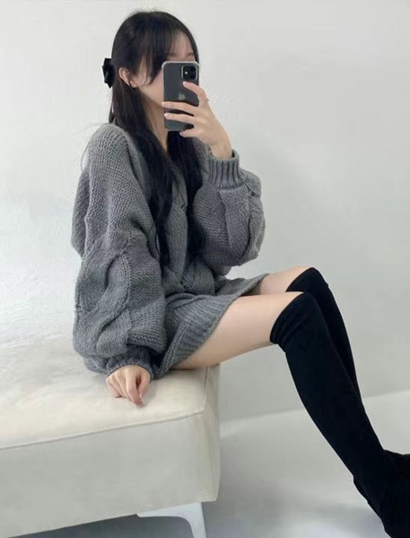BUBBLE UNDER韓國直郵東大門代購女裝新品推薦真品職業毛衣NOTICE毛衣