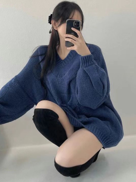 BUBBLE UNDER韓國直郵東大門代購女裝新品推薦真品職業毛衣NOTICE毛衣圖色3