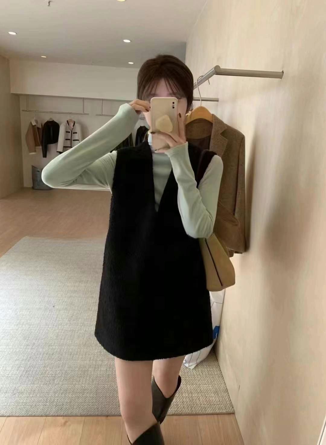 ADORA韓國直郵女裝新款人氣真品24秋冬時尚熱賣休閑連衣裙ADORA連衣裙圖色2