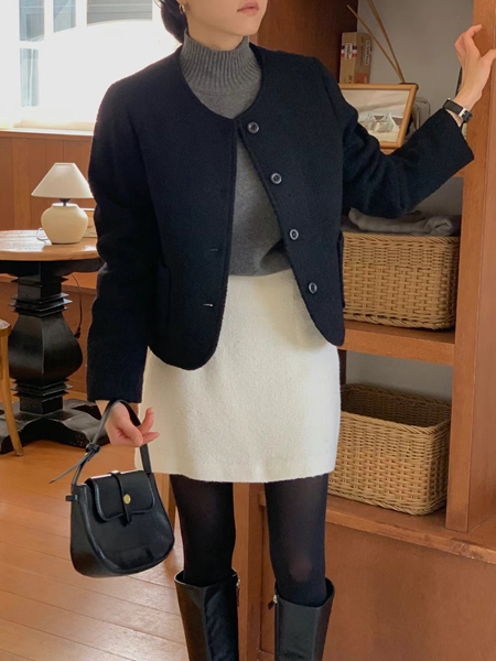 IVORY韓國直郵東大門實拍女裝新款職業推薦人氣時尚真品短裙IVORY短裙