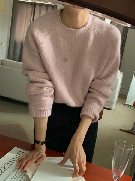 IVORY韓國直郵東大門實拍女裝新品24秋冬熱賣職業真品針織衫IVORY針織衫圖色2