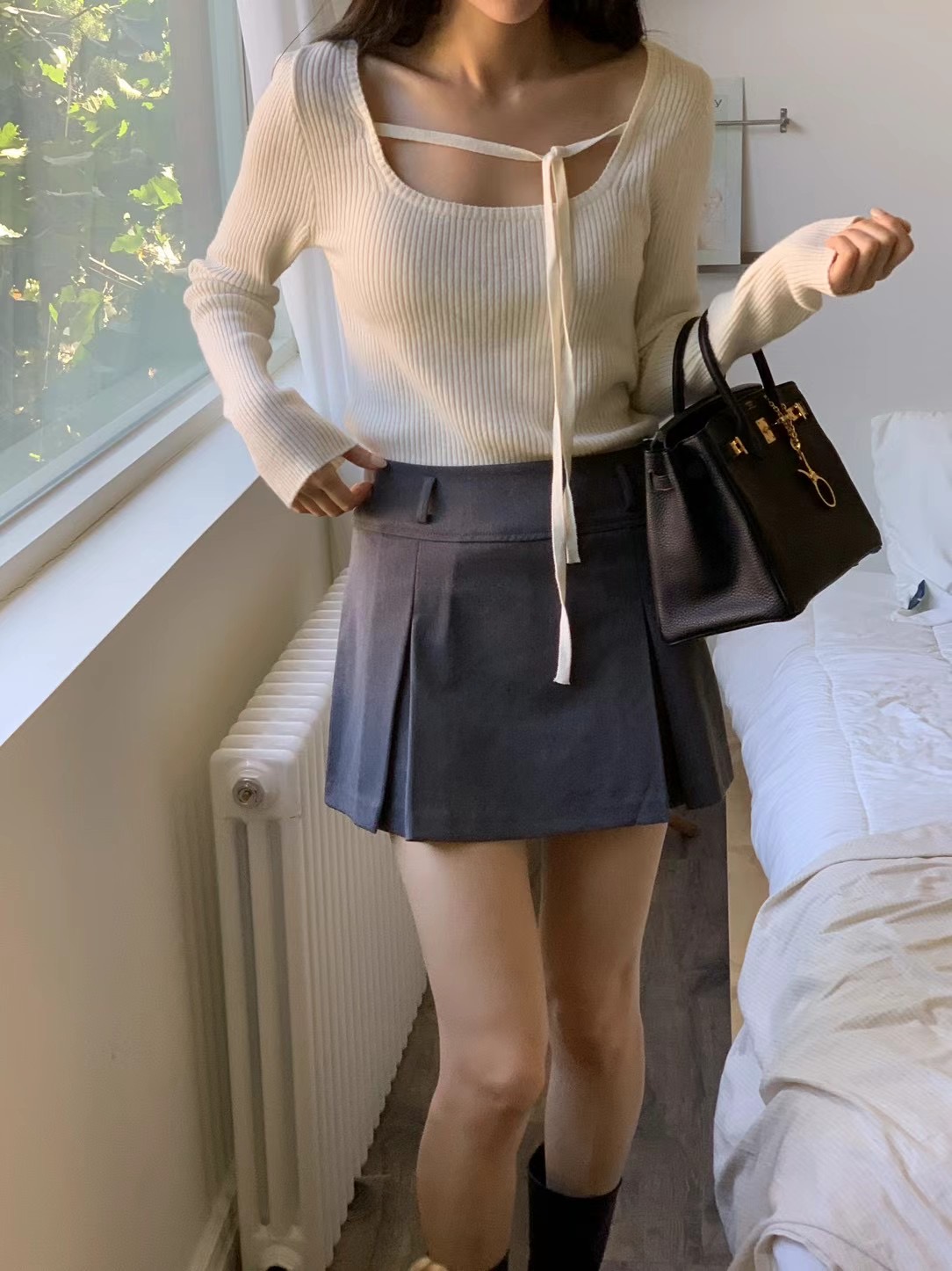 WHYNOT韓國直郵東大門代購女裝新品真品職業推薦休閑人氣短裙WHYNOT短裙