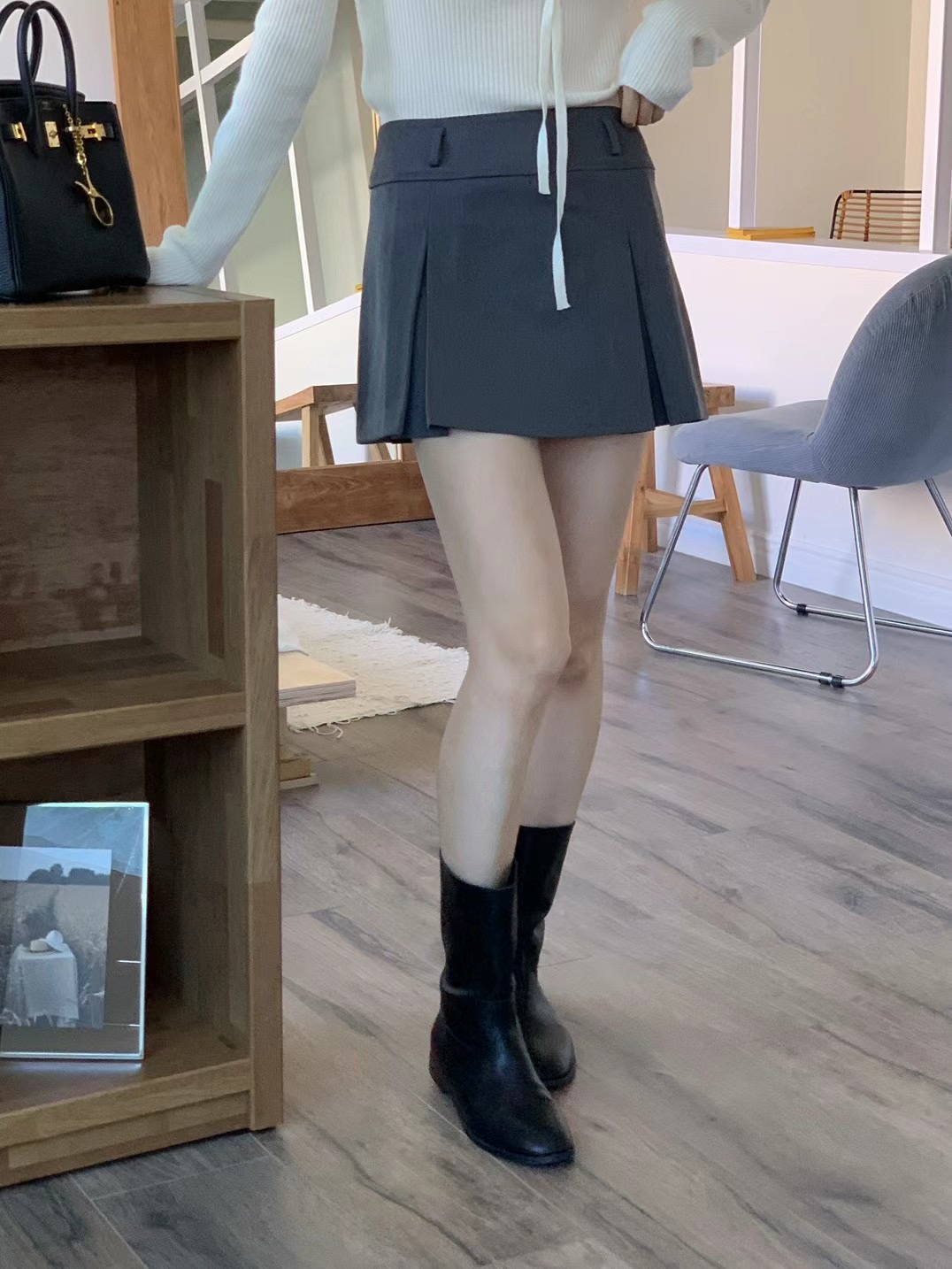 WHYNOT韓國直郵東大門代購女裝新品真品職業推薦休閑人氣短裙WHYNOT短裙圖色1