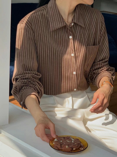 IVORY直郵韓國代購女裝新款休閑真品人氣職業24秋冬襯衫蕾絲衫IVORY襯衫/蕾絲衫圖色3