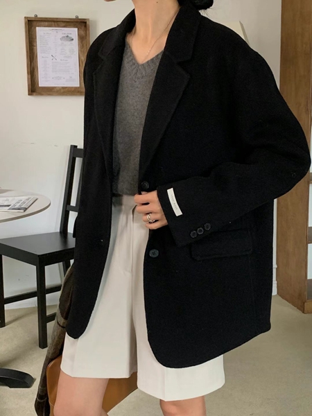 IVORY直郵韓國代購女裝新品時尚真品熱賣24秋冬人氣職業夾克IVORY夾克