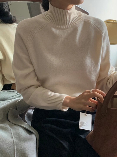 IVORY直郵韓國代購女裝新品熱賣人氣職業24秋冬休閑針織衫IVORY針織衫圖色1
