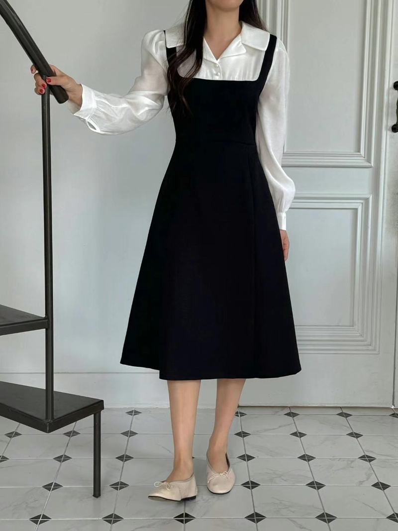 ANDBYL韓國直郵女裝新品推薦真品人氣24秋冬時尚職業連衣裙ANDBYL連衣裙圖色2
