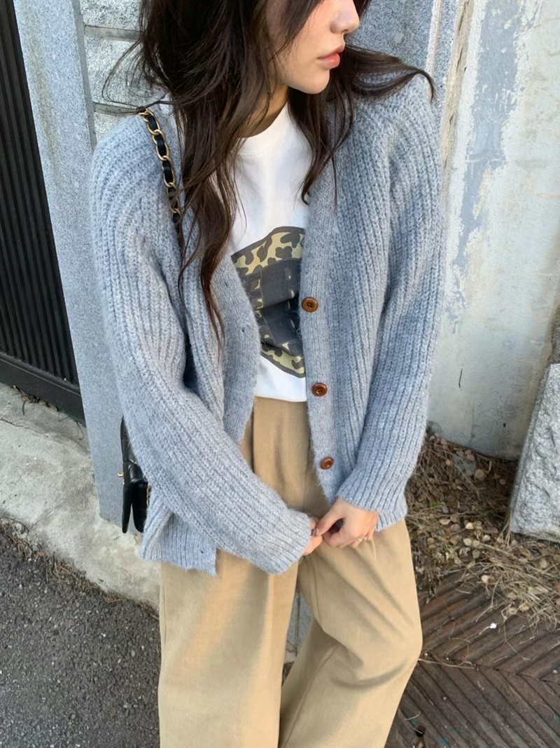 ONDA直郵韓國代購女裝新品休閑熱賣人氣推薦24秋冬針織衫ONDA針織衫圖色2