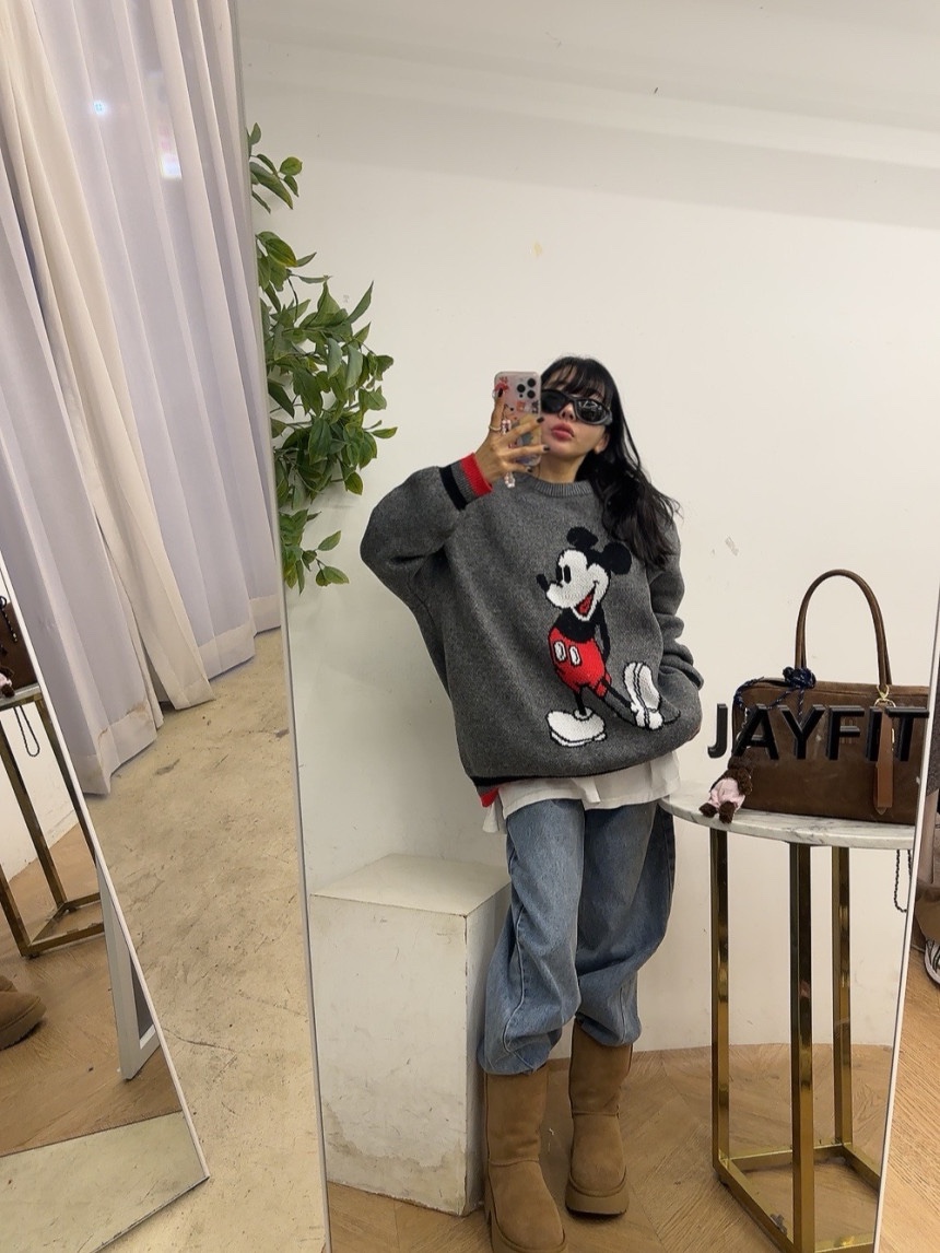 Our Wave/Our Room韓國直郵女裝新品推薦休閑真品針織衫Our Wave/Our Room針織衫
