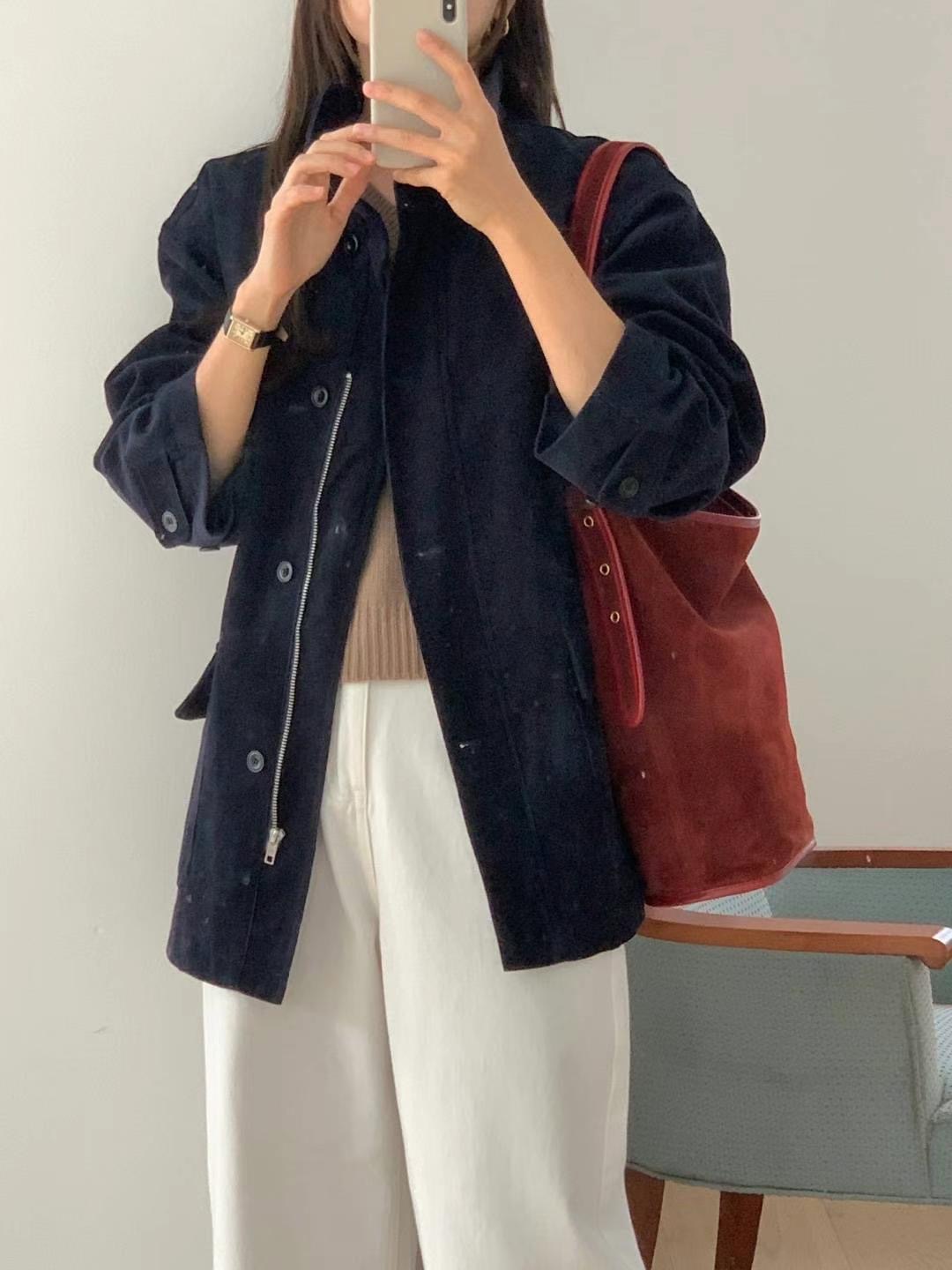 OUS.SEOUL東大門直郵女裝新款熱賣24秋夏時尚真品職業夾克OUS.SEOUL夾克