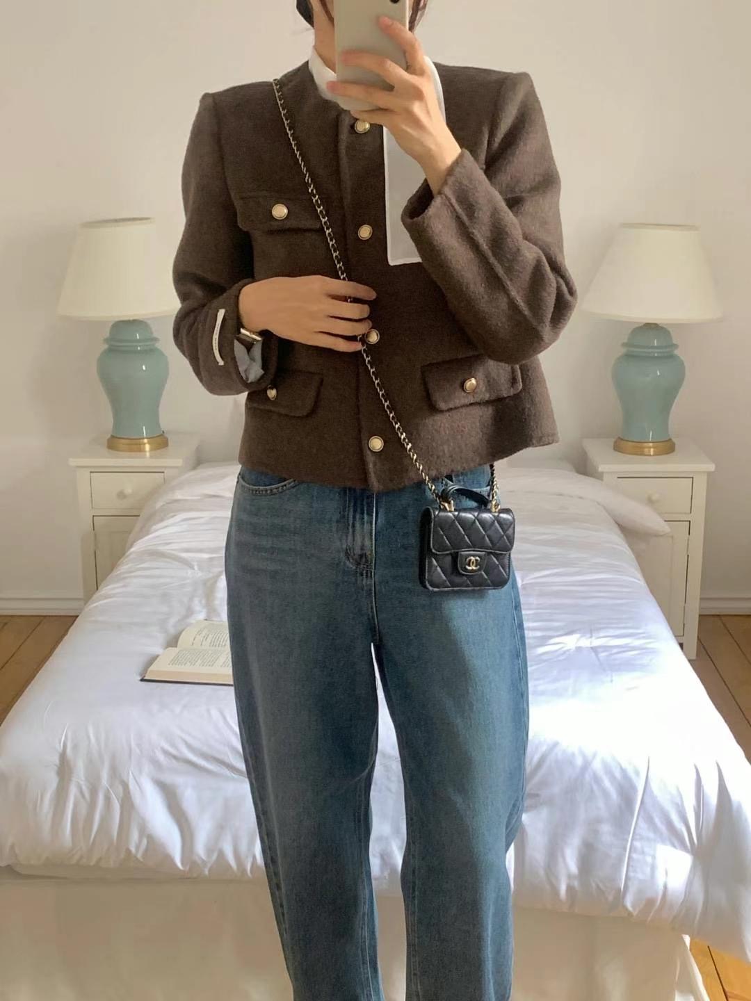 OUS.SEOUL韓國直郵女裝新品人氣休閑24秋夏熱賣時尚夾克OUS.SEOUL夾克