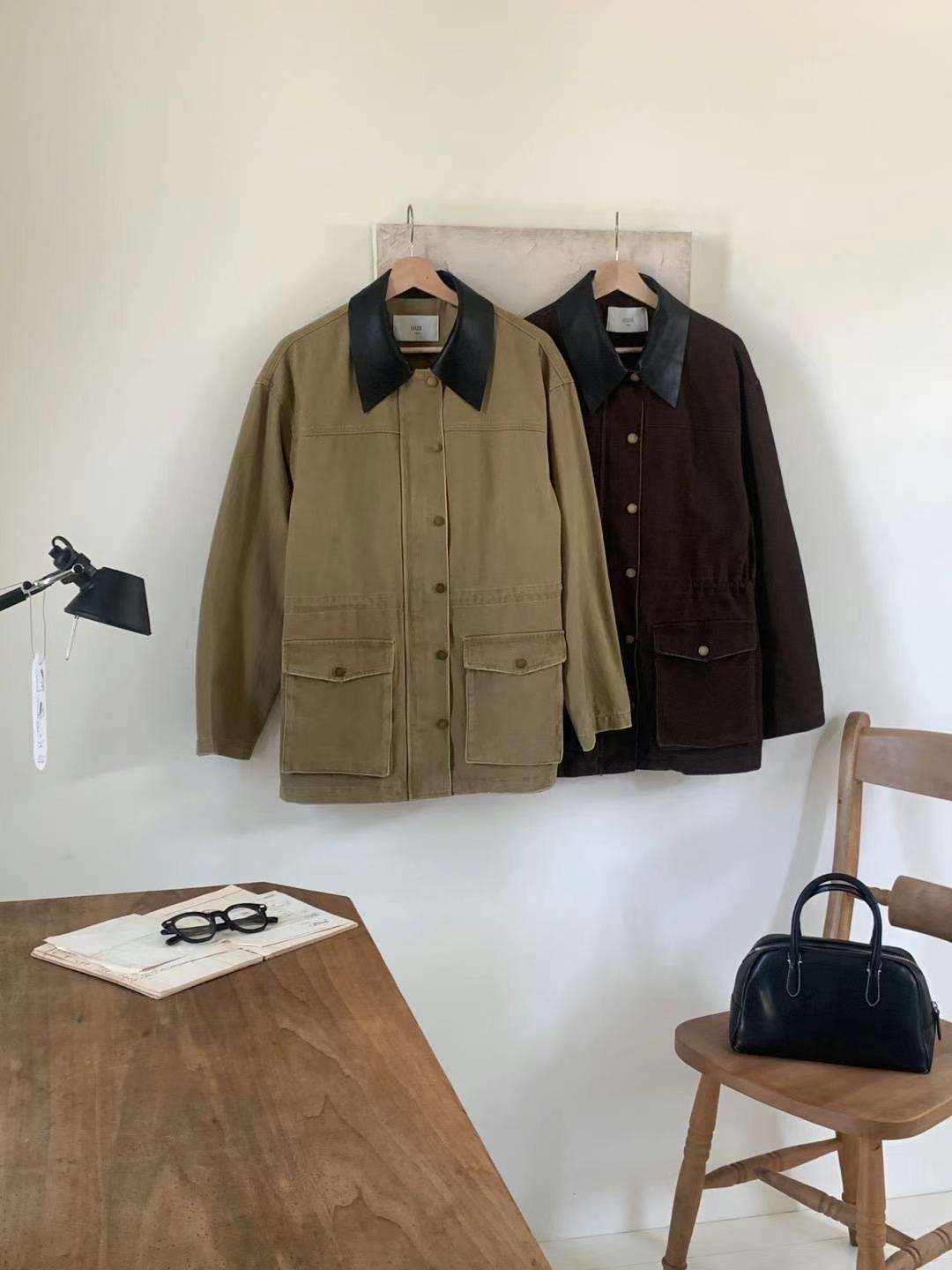OUS.SEOUL東大門代購女裝新品人氣真品職業24秋夏時尚夾克OUS.SEOUL夾克