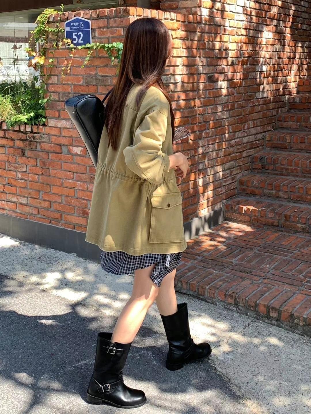 OUS.SEOUL東大門代購女裝新品人氣真品職業24秋夏時尚夾克OUS.SEOUL夾克