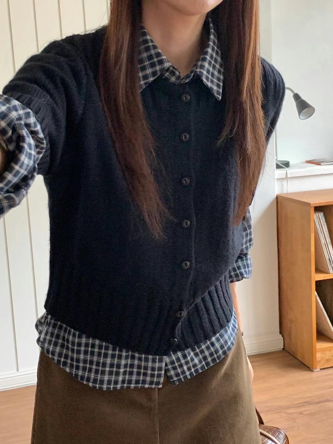 OUS.SEOUL韓國直郵女裝新品24秋夏熱賣時尚真品人氣針織衫OUS.SEOUL針織衫