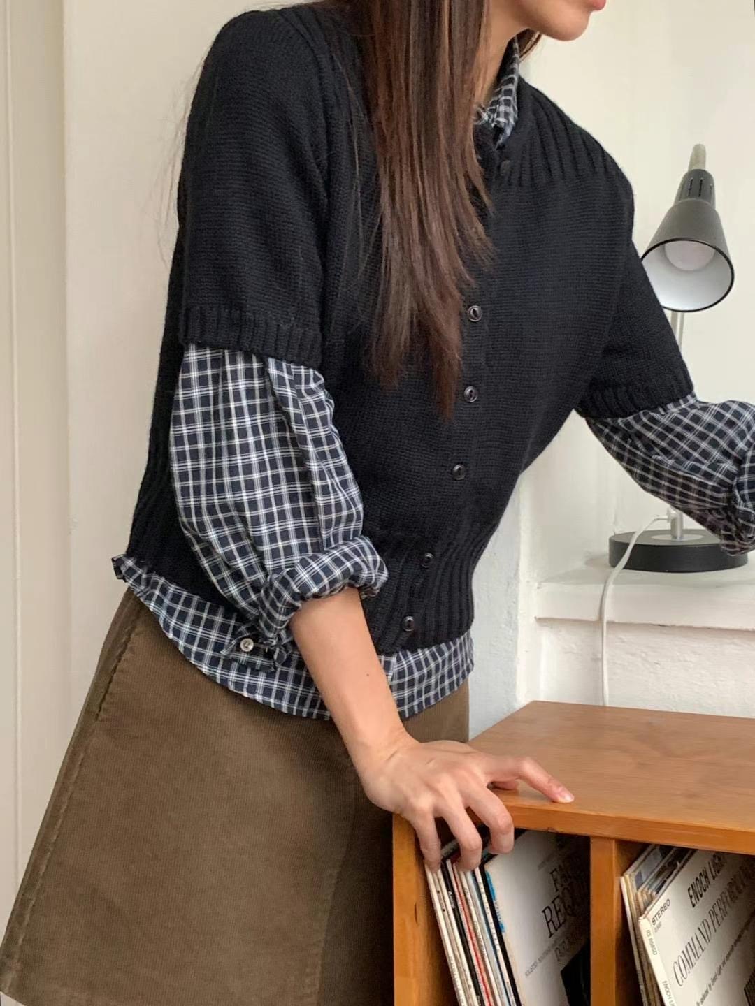 OUS.SEOUL韓國直郵女裝新品24秋夏熱賣時尚真品人氣針織衫OUS.SEOUL針織衫
