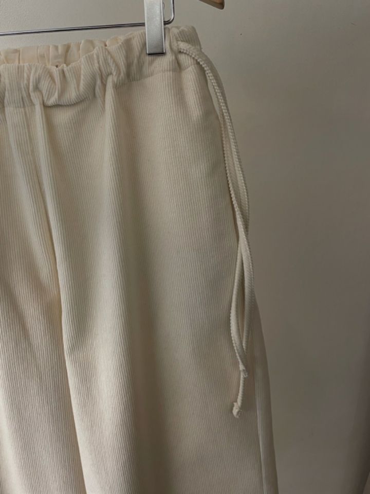 LA MUETTE/JAMIESTONE韓國直郵女裝新品24秋冬休閑褲燈芯絨FLAT GARDEN/LA MUETTE/JAMIESTONE休閑褲