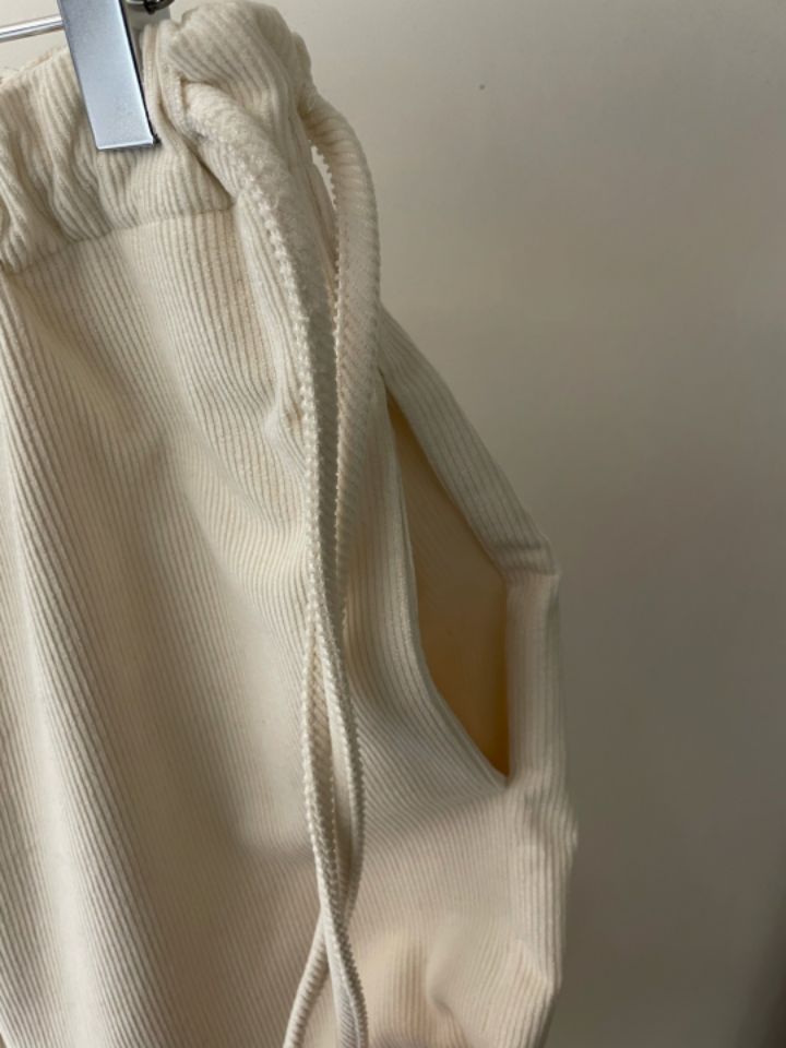 LA MUETTE/JAMIESTONE韓國直郵女裝新品24秋冬休閑褲燈芯絨FLAT GARDEN/LA MUETTE/JAMIESTONE休閑褲