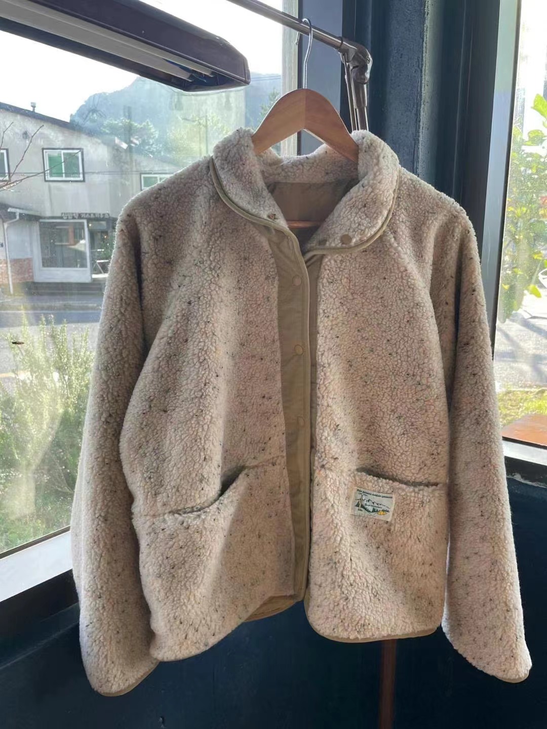 4PI直郵韓國代購女裝新品真品休閑職業24秋冬短款大衣兩面可穿4PI短款大衣圖色1