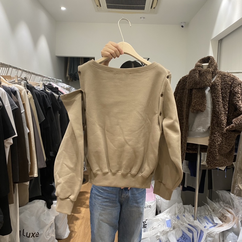 DOUZE韓國直郵女裝新品人氣職業熱賣24秋冬時尚休閑衛衣加絨DOUZE衛衣