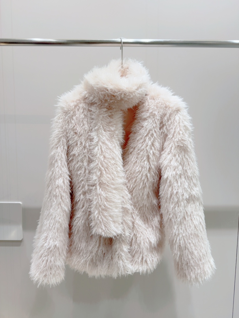 LIM LIM LIM韓國直郵女裝新款推薦時尚熱賣短款大衣含圍巾LIM LIM LIM短款大衣圖色1