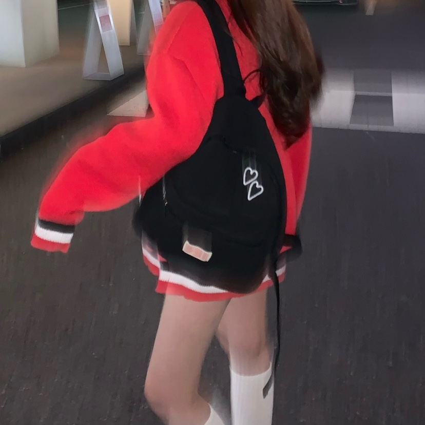 TOLL韓國直郵女士新款人氣休閑推薦熱賣24秋夏雙肩背包心形絎縫TOLL雙肩背包
