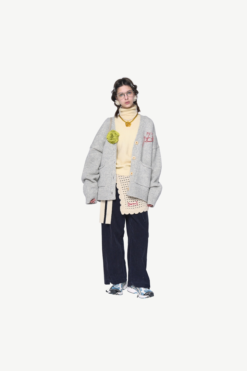 POLAROMO韓國直郵女裝新品熱賣職業24秋夏時尚推薦針織衫POLAROMO針織衫