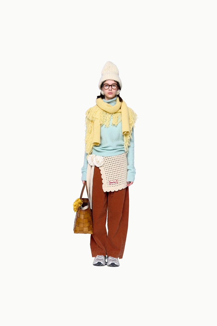 POLAROMO韓國直郵女士新品人氣熱賣職業休閑24秋夏圍巾披肩POLAROMO圍巾/披肩圖色7