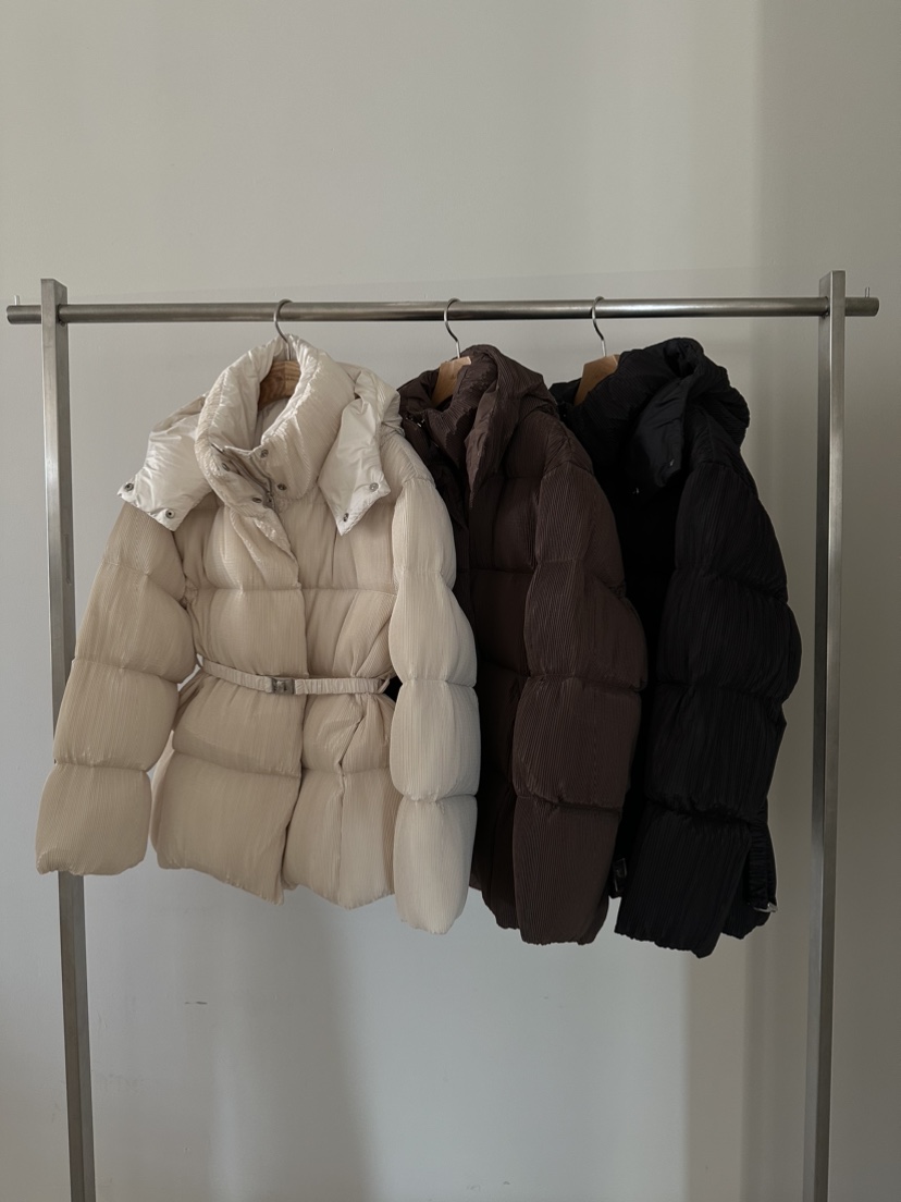 VALUABLE東大門實拍女士新品熱賣短款羽絨服填充腰帶褶皺鴨絨VALUABLE短款羽絨服