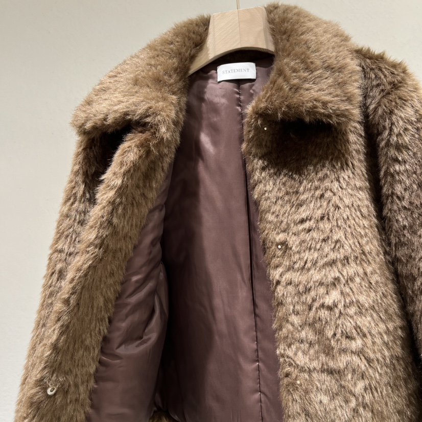 Statement韓國直郵女裝新品24秋夏時尚熱賣真品職業短款大衣STATEMENT短款大衣