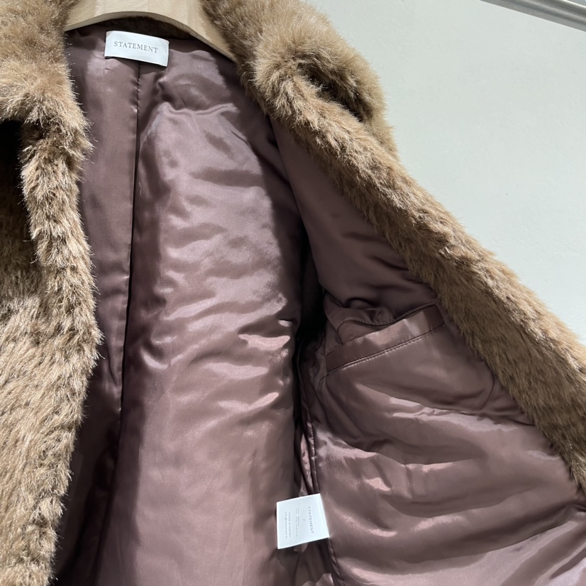 Statement韓國直郵女裝新品24秋夏時尚熱賣真品職業短款大衣STATEMENT短款大衣