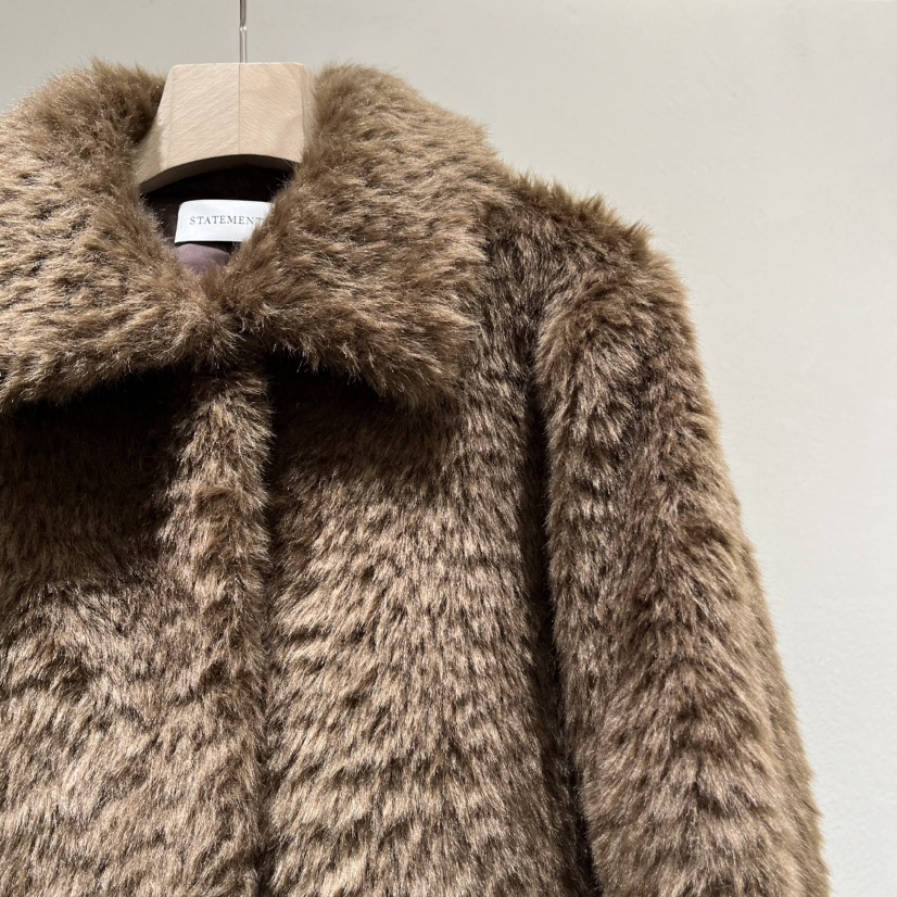 Statement韓國直郵女裝新品24秋夏時尚熱賣真品職業短款大衣STATEMENT短款大衣