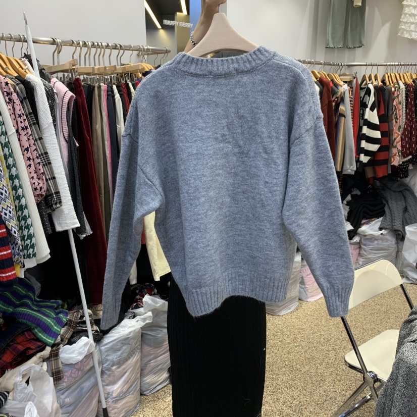 HAPPYBERRY韓國直郵女士新品推薦人氣職業真品24秋夏針織衫HAPPYBERRY針織衫