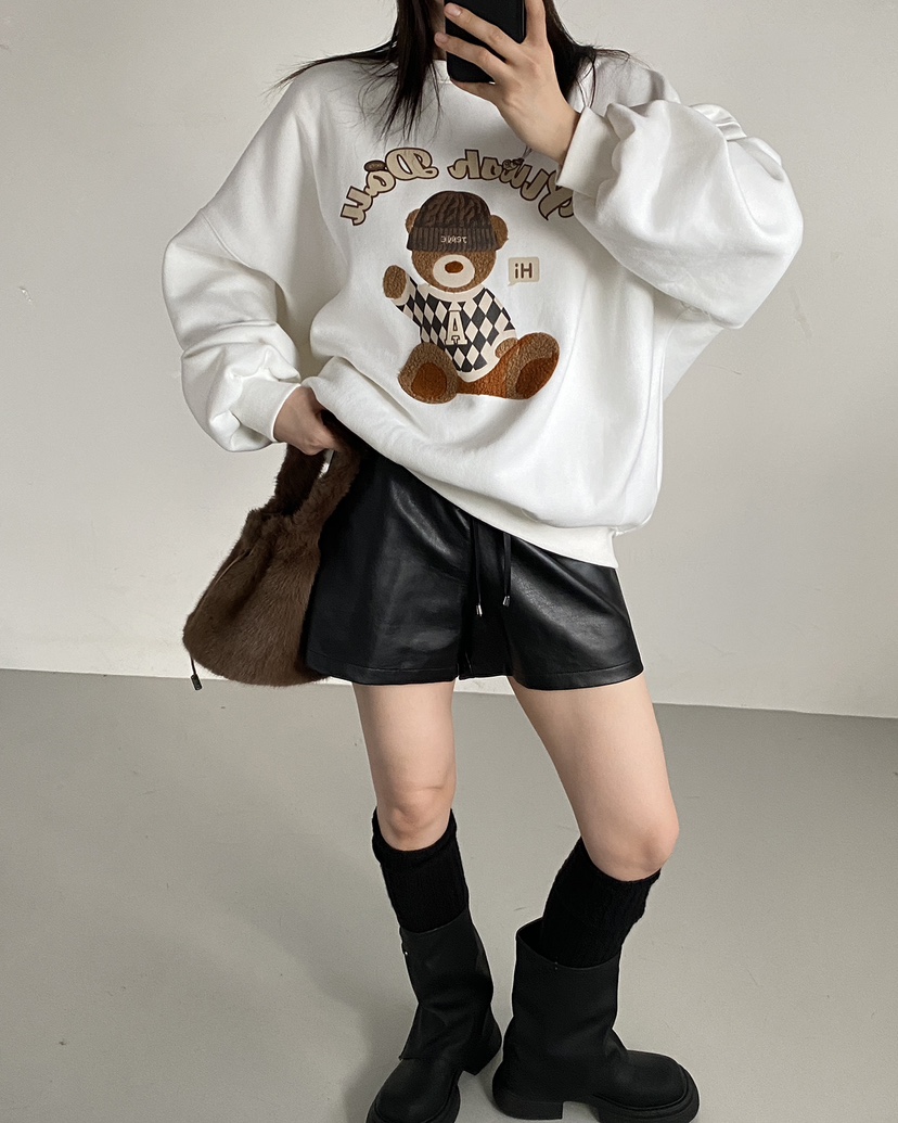 JENNIE/VENEFIT東大門代購女士新款24秋夏人氣時尚熱賣衛衣JENNIE/VENEFIT衛衣
