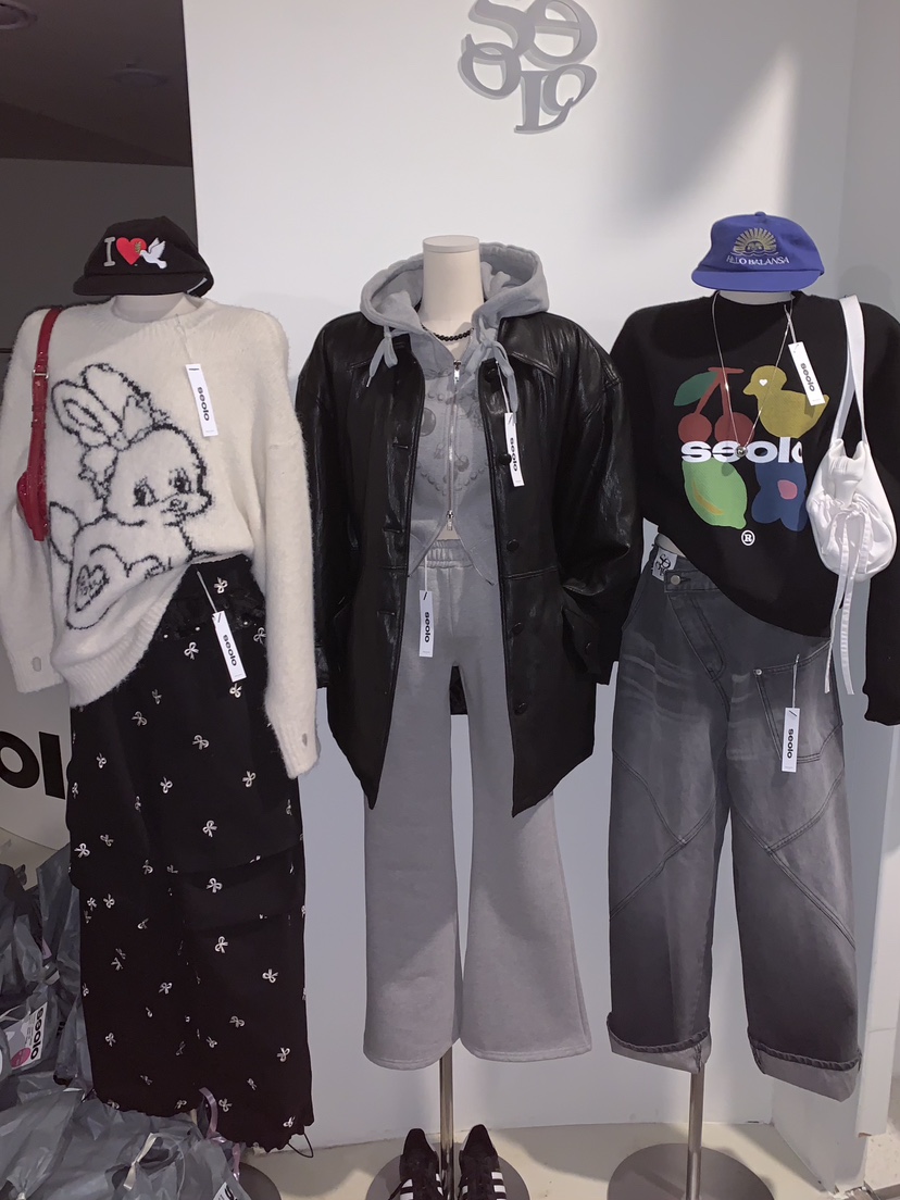 Seolo seoul韓國直郵女士新品時尚職業熱賣休閑真品外套皮革Seolo seoul外套