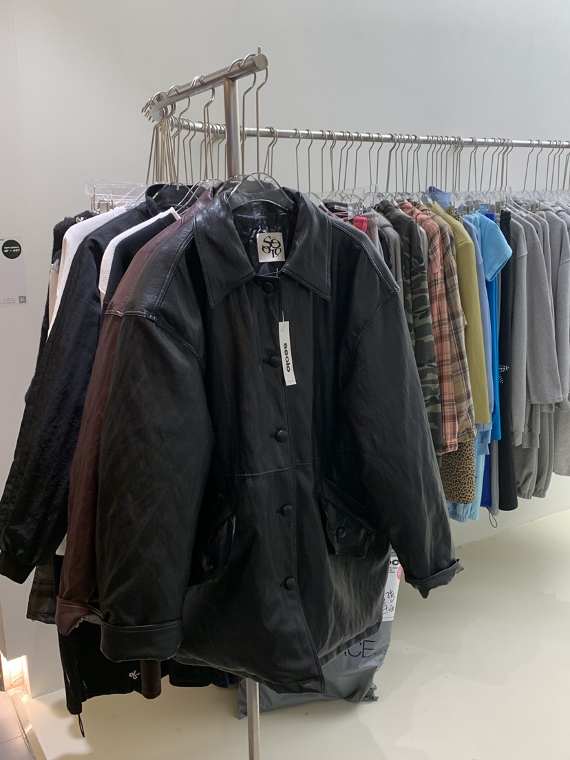 Seolo seoul韓國直郵女士新品時尚職業熱賣休閑真品外套皮革Seolo seoul外套