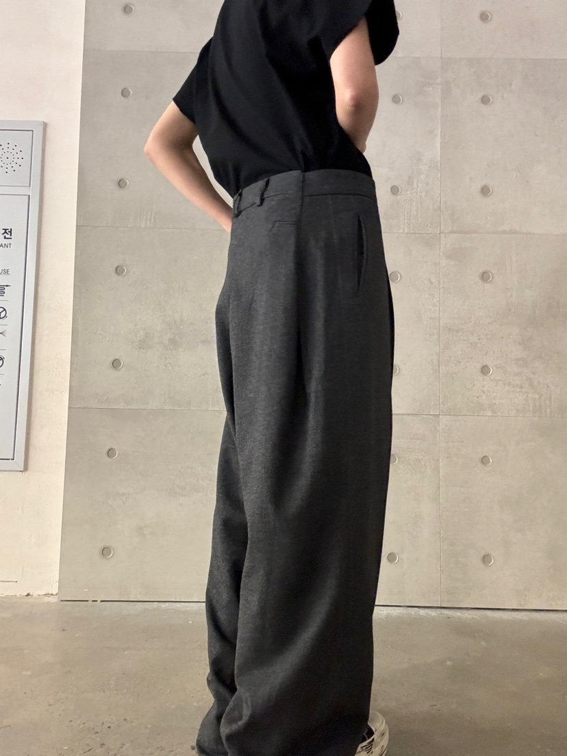 FRANC韓國代購女裝新品休閑24秋夏推薦熱賣時尚休閑褲羊毛FRANC休閑褲