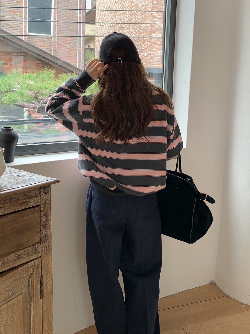 FORMSTUDIO東大門代購女士新款真品24秋夏休閑人氣衛衣羊絨FORMSTUDIO衛衣