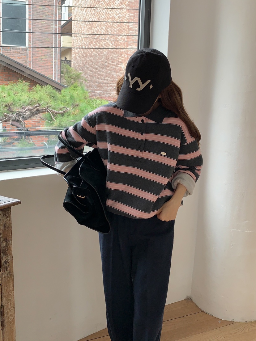 FORMSTUDIO東大門代購女士新款真品24秋夏休閑人氣衛衣羊絨FORMSTUDIO衛衣