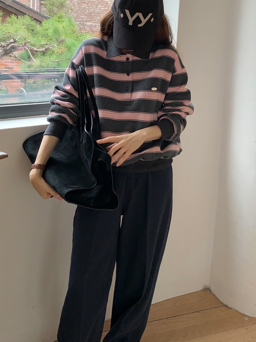 FORMSTUDIO東大門代購女士新款真品24秋夏休閑人氣衛衣羊絨FORMSTUDIO衛衣