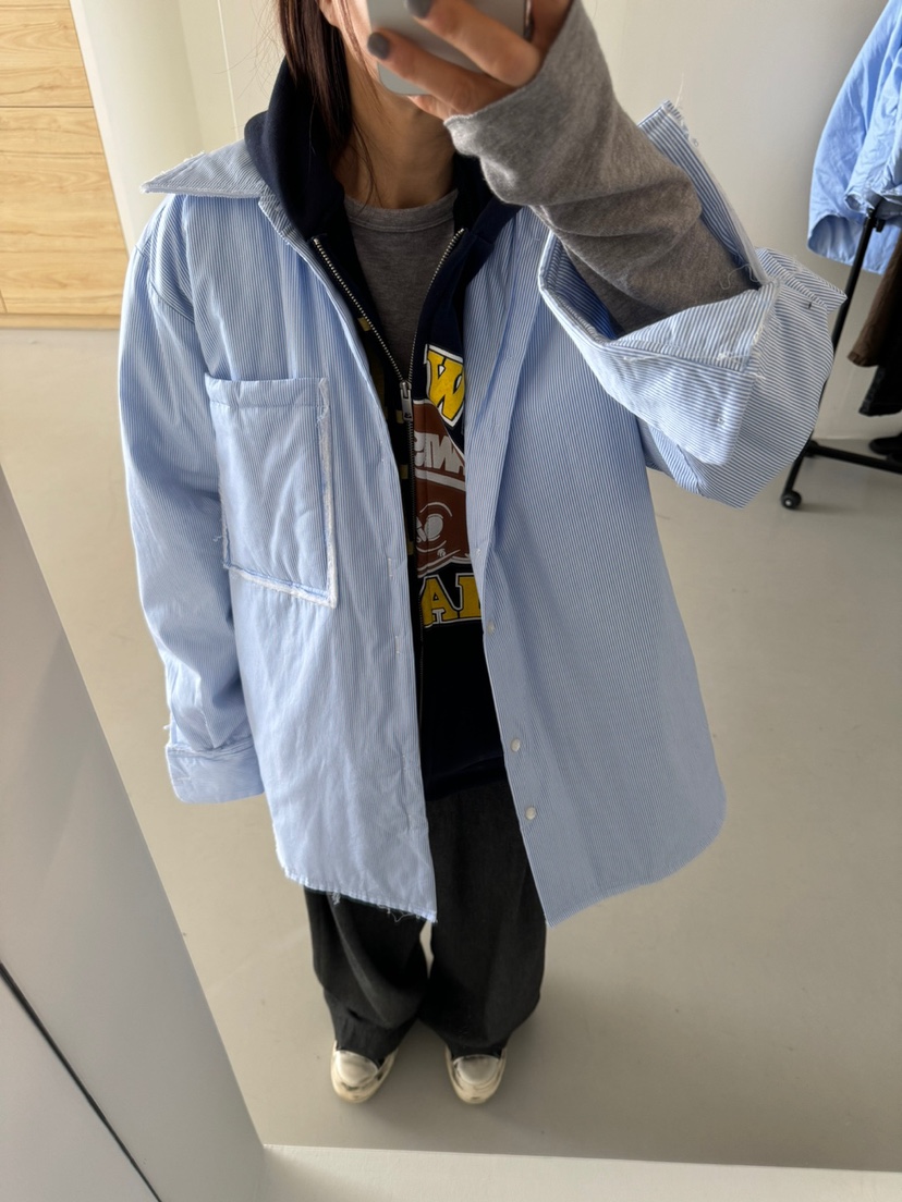 FRANC東大門直郵女裝新品24秋夏職業熱賣休閑推薦襯衫蕾絲衫FRANC襯衫/蕾絲衫