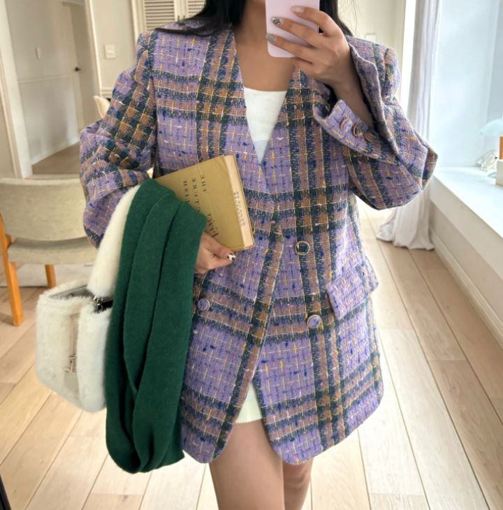 MARS東大門直郵女士新品推薦24秋夏時尚真品中長款大衣花呢mars中長款大衣