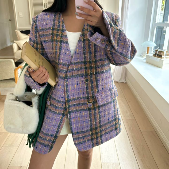 MARS東大門直郵女士新品推薦24秋夏時尚真品中長款大衣花呢mars中長款大衣