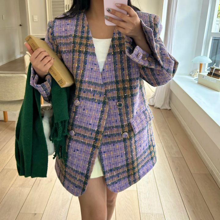 MARS東大門直郵女士新品推薦24秋夏時尚真品中長款大衣花呢mars中長款大衣