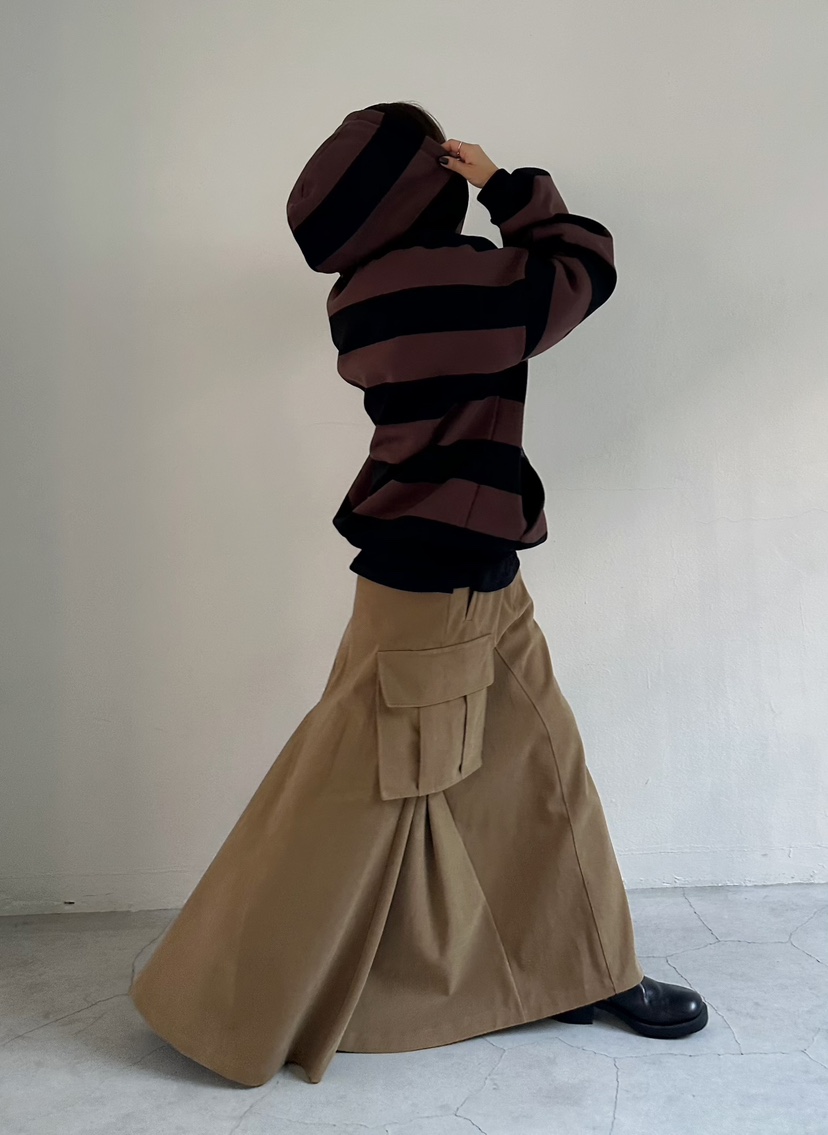 BYRING直郵韓國代購女裝新款人氣休閑真品推薦職業24秋冬長裙BYRING長裙