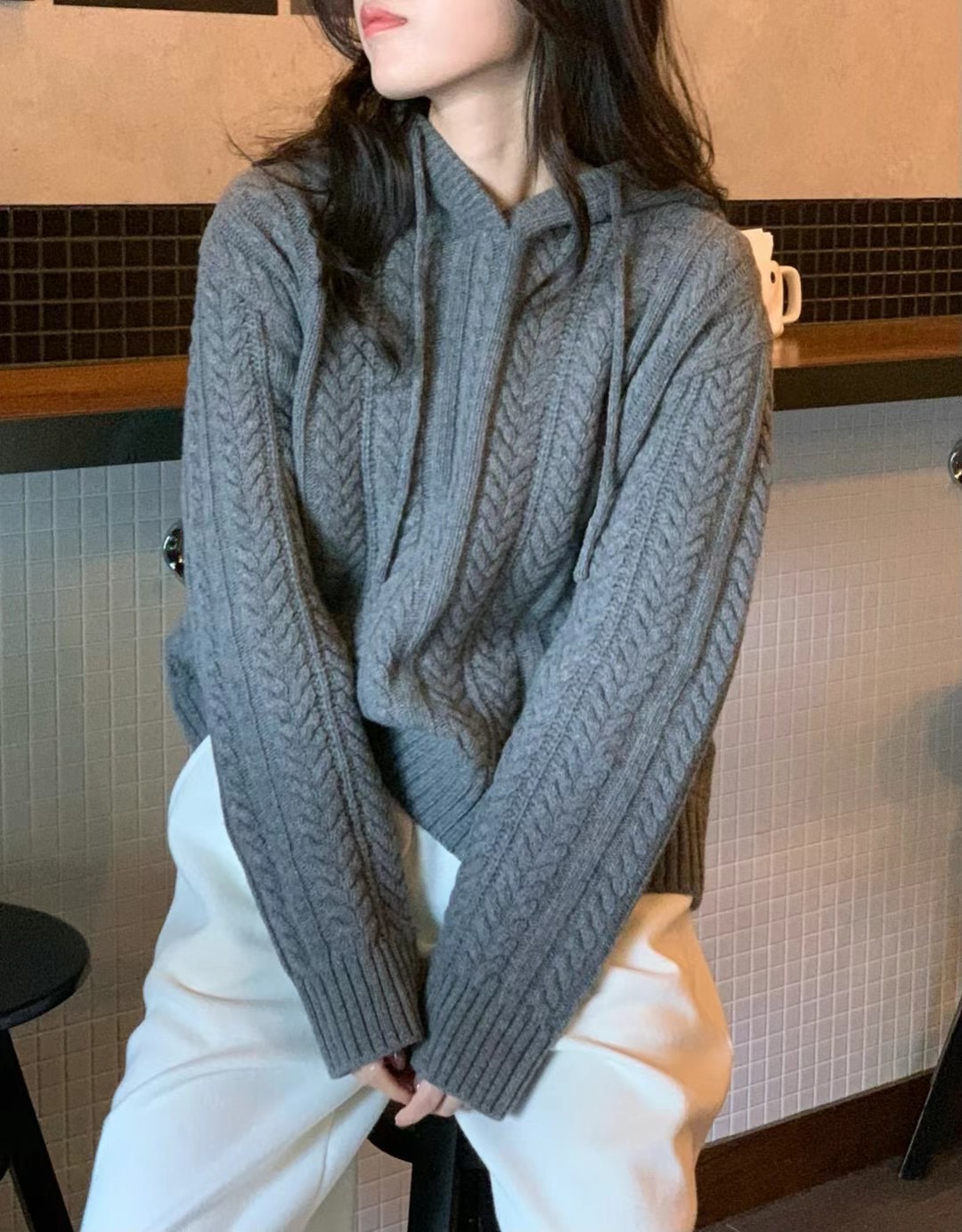 AMYGRACE韓國直郵東大門代購女裝新款人氣時尚休閑熱賣衛衣AMYGRACE衛衣圖色2