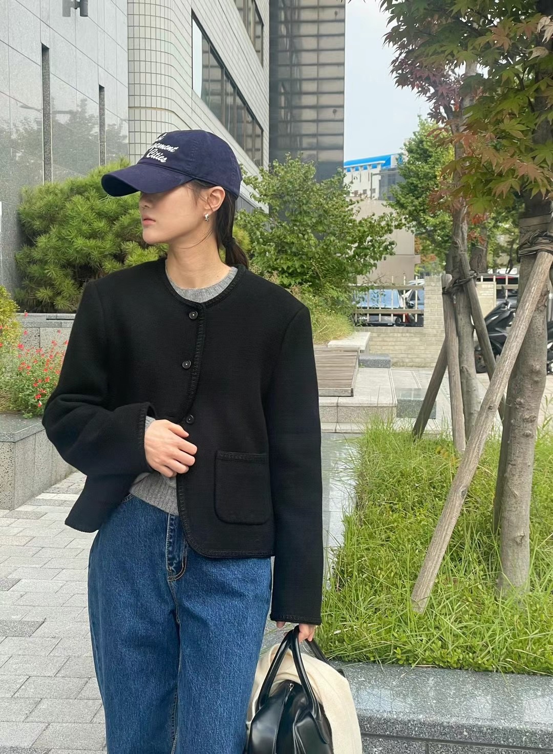 AMYGRACE韓國直郵東大門代購女裝新款真品人氣24秋冬夾克AMYGRACE夾克圖色2