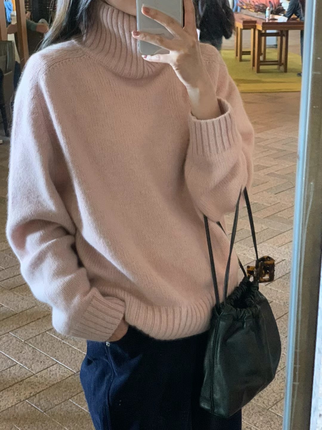 AMYGRACE韓國直郵東大門代購女裝新品人氣時尚職業休閑毛衣AMYGRACE毛衣圖色1